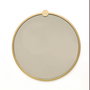 Hanah Home Espejo Redondo de Metal Dorado A708